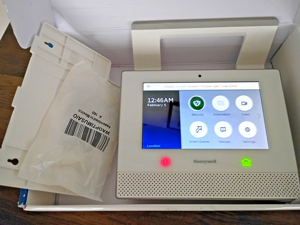 Honewell Lyric Controller home security - works but security code locked