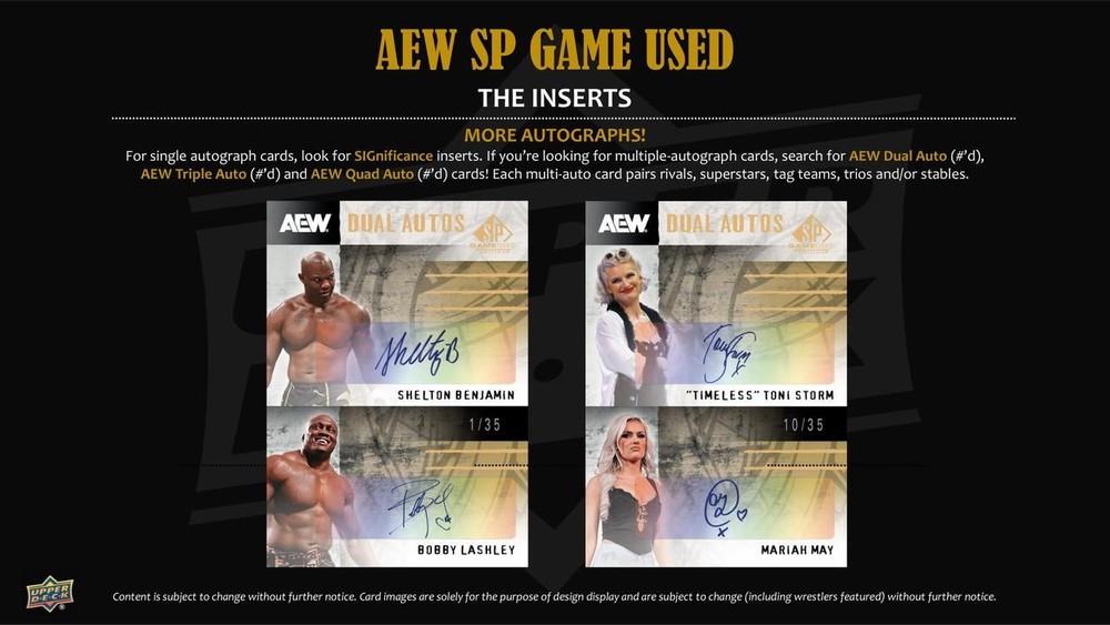 2025 Upper Deck AEW SP Game Used Wrestling Hobby Box