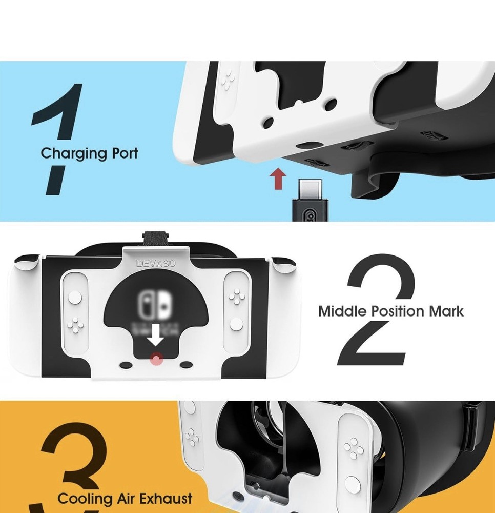 VR Headset for Nintendo Switch OLED & Switch VR Labo 3D VirtuaL FAST SHIP