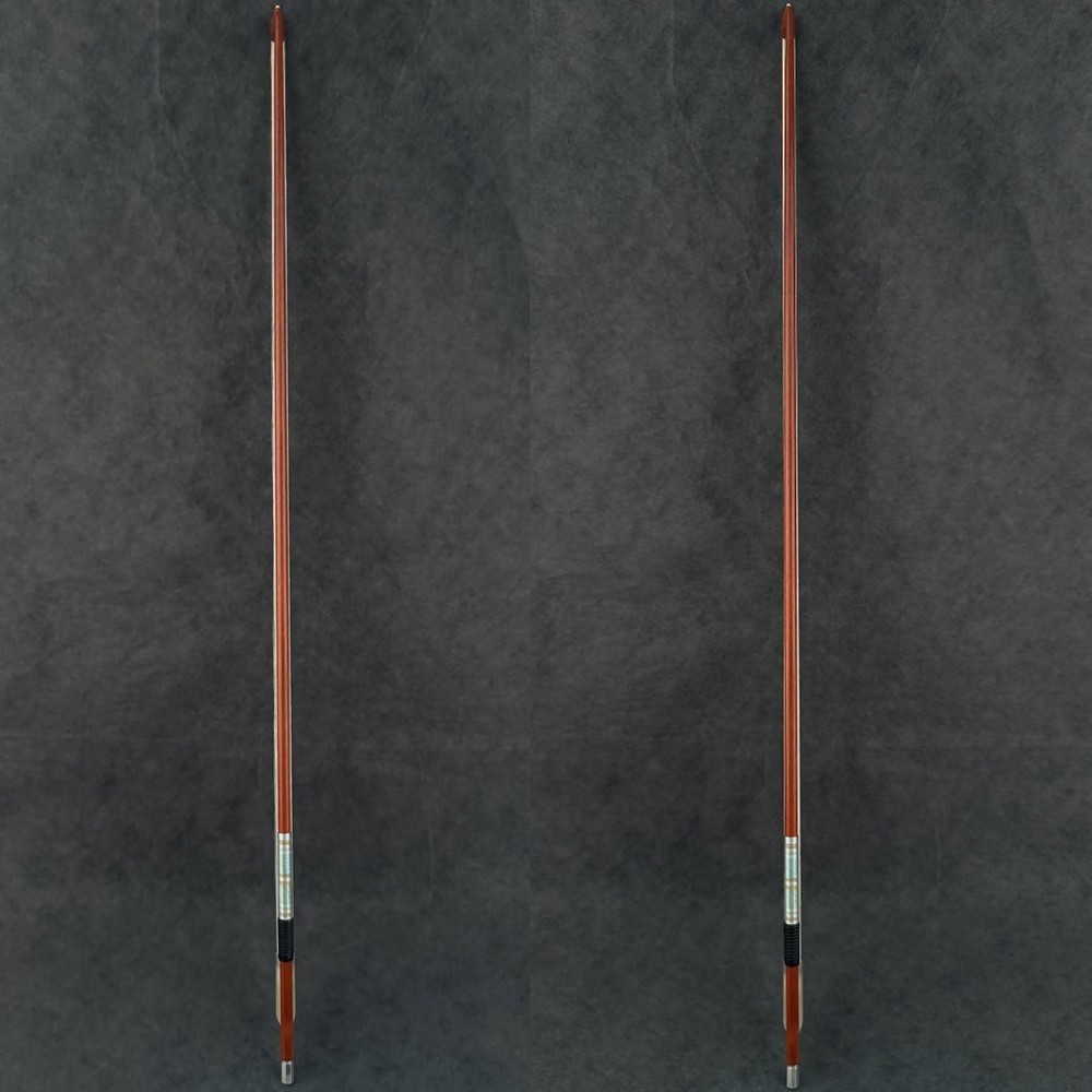D.Peccatte Copy Master Pernambuco Viola Bow White OX No Eye Frog Silver Part