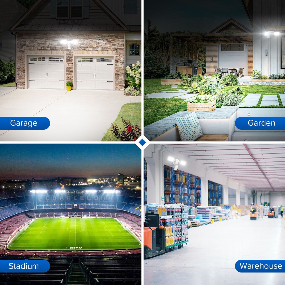 10000lm Floodlight LED Motion Sensor Detection Security Light 90W Outdoor Lights