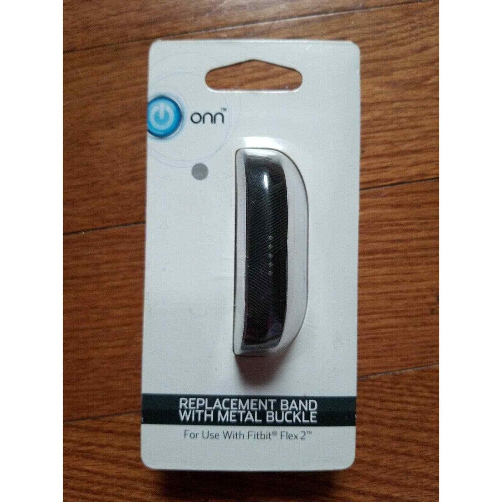 ONN Adjustable Replacement Band for use with Fitbit Flex 2 Black
