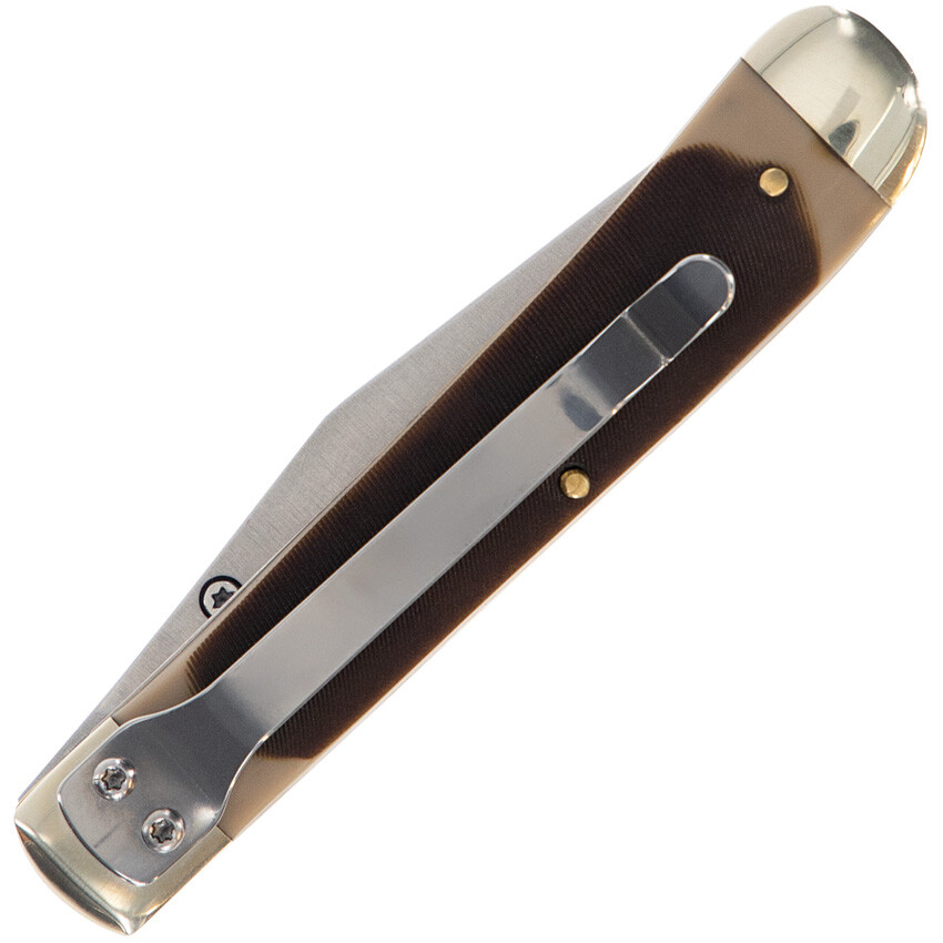 Schrade Old Timer Trapper Linerlock Sawcut Delrin Folding Pocket Knife