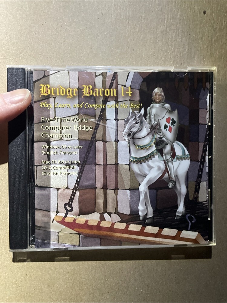 Bridge Baron 14 CD for Windows & Mac OS, PC Video Game Software 2003