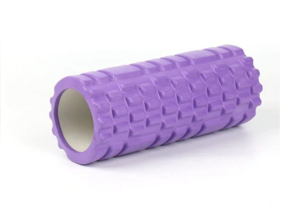 Rumble Roller Basic Bumpy Foam Roller, Strong Core Foam Roller Purple New