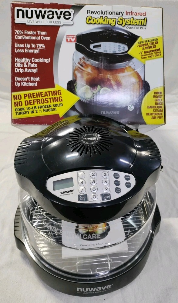 🆕Nuwave Infrared Oven Pro Plus Cooking System 20631 Convection Programmable NOB