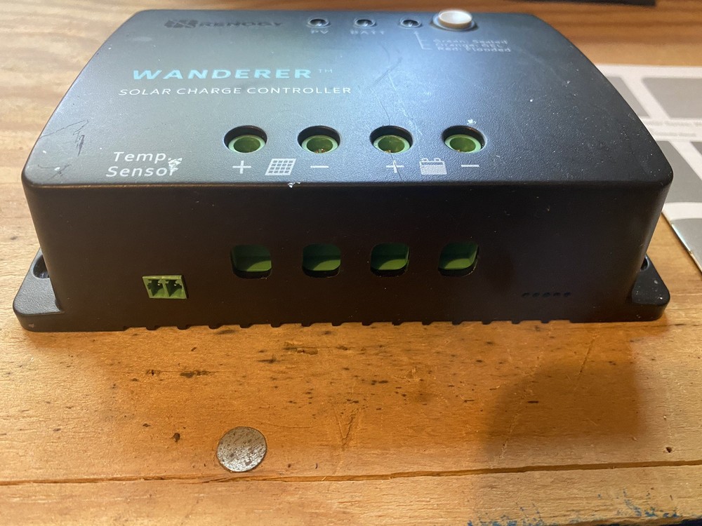 Renogy Wanderer 30A 12V PWM Negative Ground Solar Charge Controller