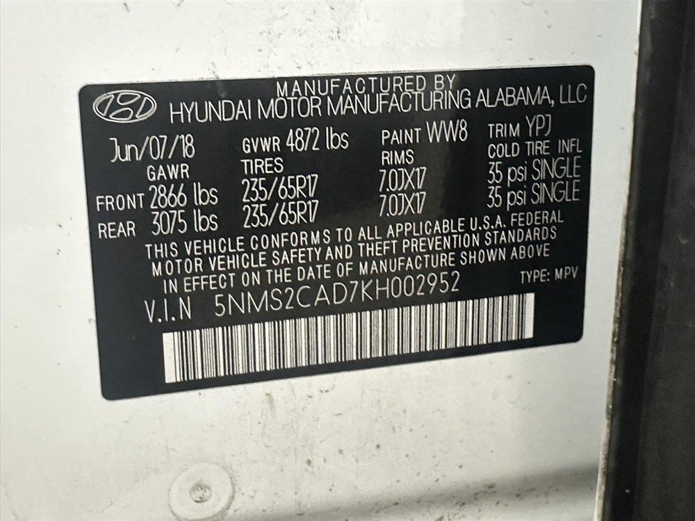 Camera/Projector Camera Front Windshield Fits 19-20 SANTA FE 2815321