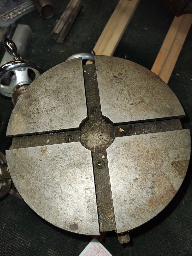 8" DUEL CROSS SLIDE ROTARY TABLE