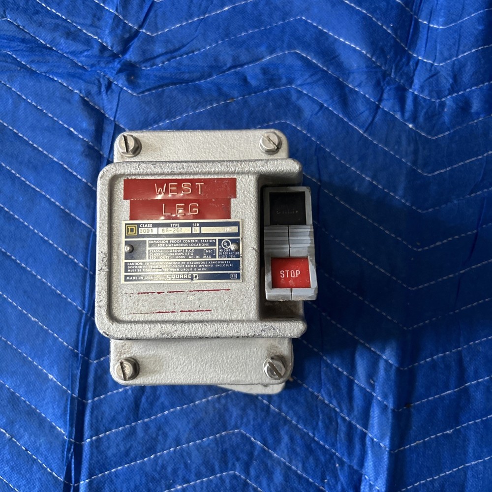 Square D 9001BR series explosion-proof control station.
