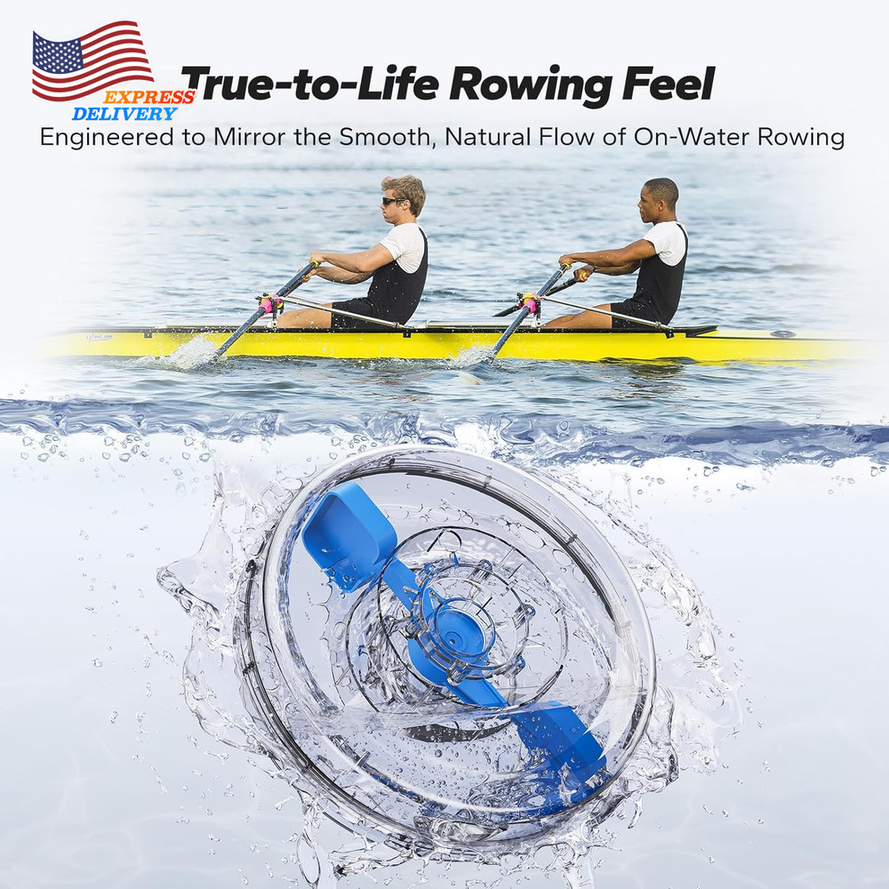 Water Rowing Machines Foldable Row Machine with 400LBS Weight Capacity