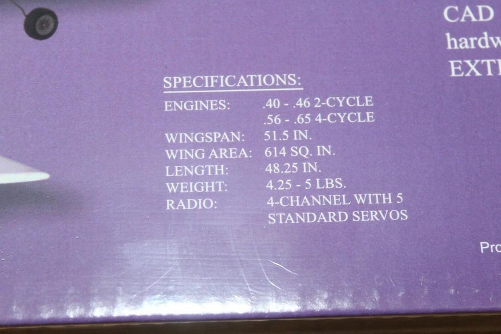 NIB SIG SOMETHIN' EXTRA Balsa Kit