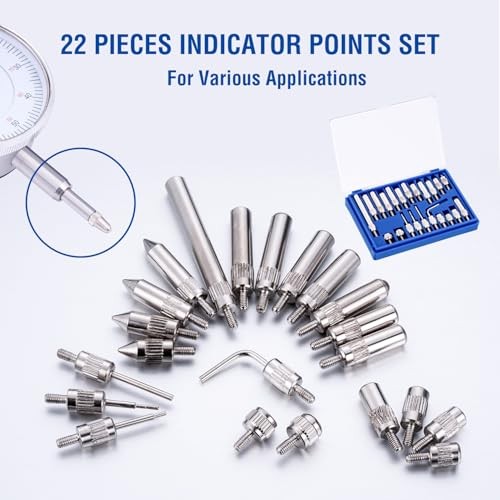 KATSU Dial Indicator with Magnetic Base - 22 Pieces Inches Kit