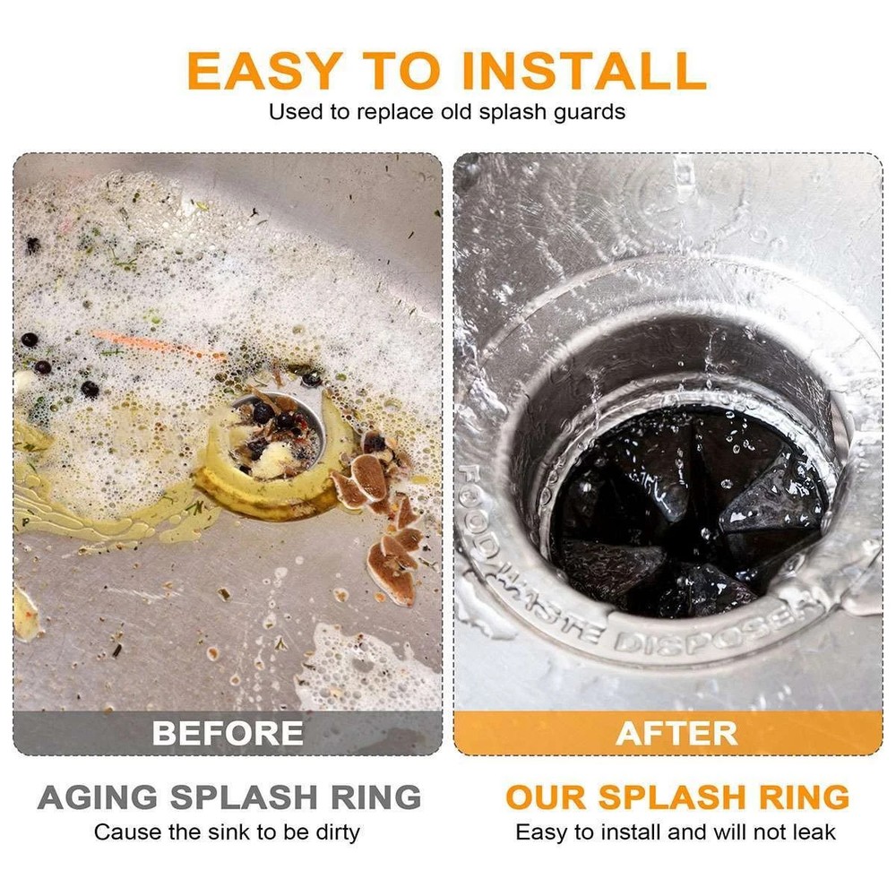 Rubber Garbage Disposal Splash Guard