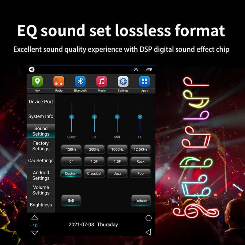Car Radio 9.7" Multimedia Player Vertical Screen GPS Android Stereo With Camera
