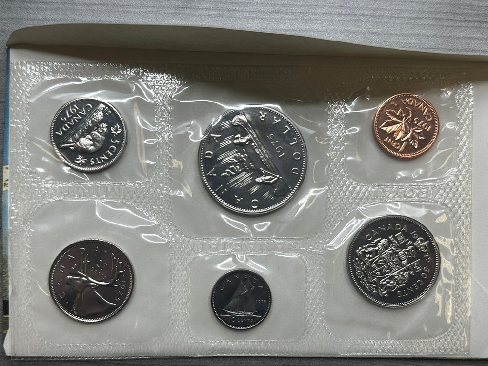 1975-77 Canada Uncirculated Coin Sets 3 pc Lot
