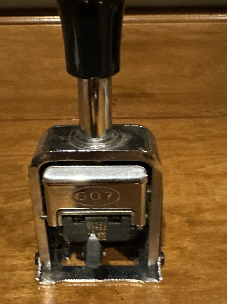 Bostitch Model 607 Numbering Machine