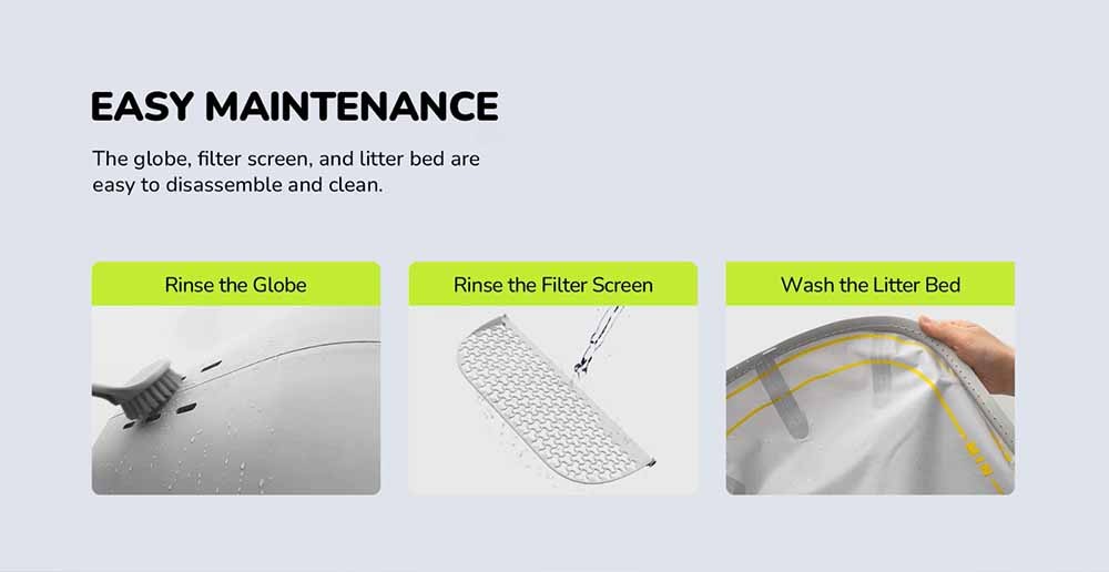 Furbulous Automatic Cat Litter Box Self Cleaning/Pack Refill System,APP Control