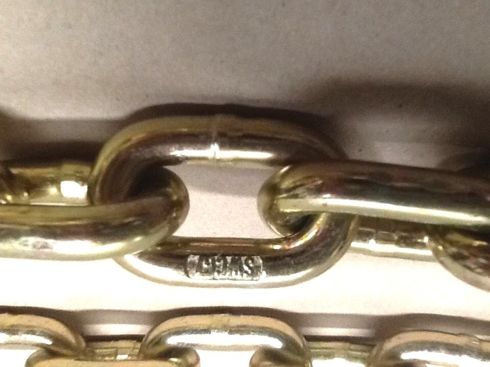 Auto Body Frame Machine Pull Chain 3/8" x 16' Grade 70 with 3/8" Grab Hook