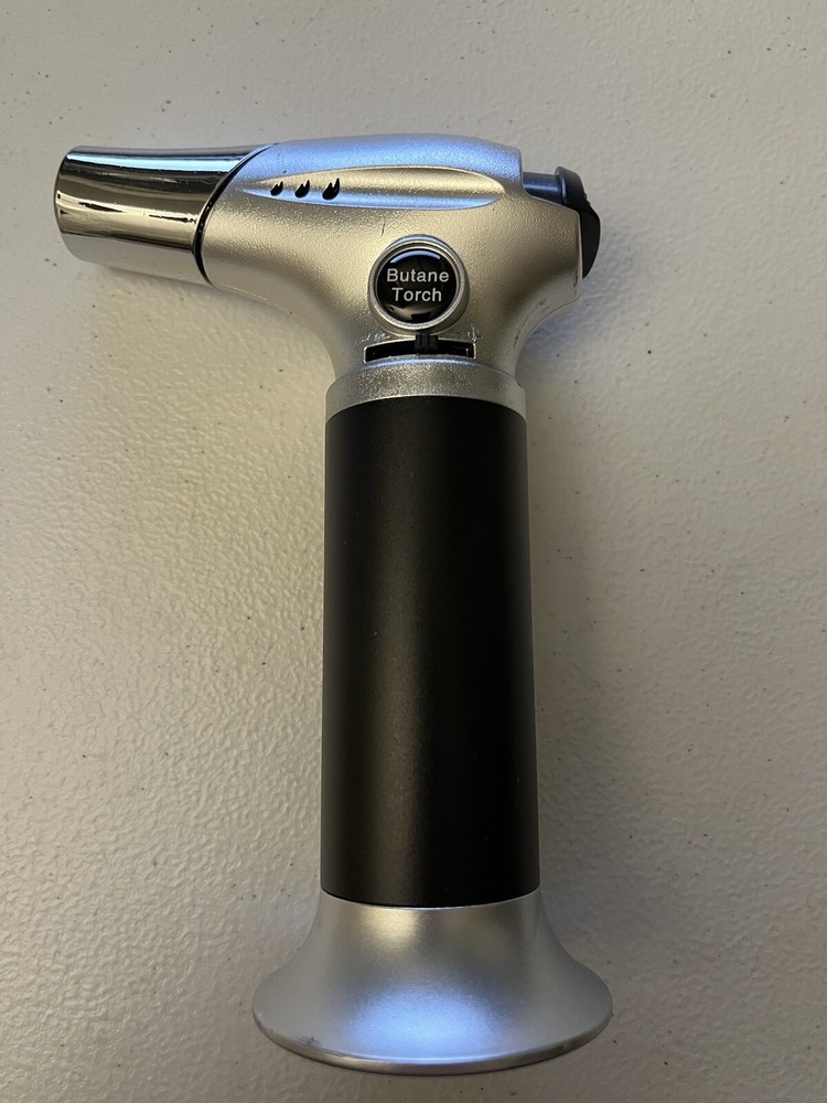 Refillable Butane Torch with Adjustable Flame