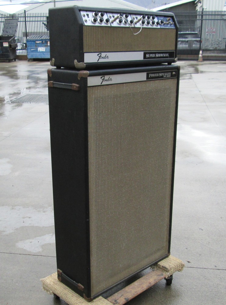 Fender Super Showman Solid State Pre-amp Head SS-1000 w/ XFL 2000 Power Speaker