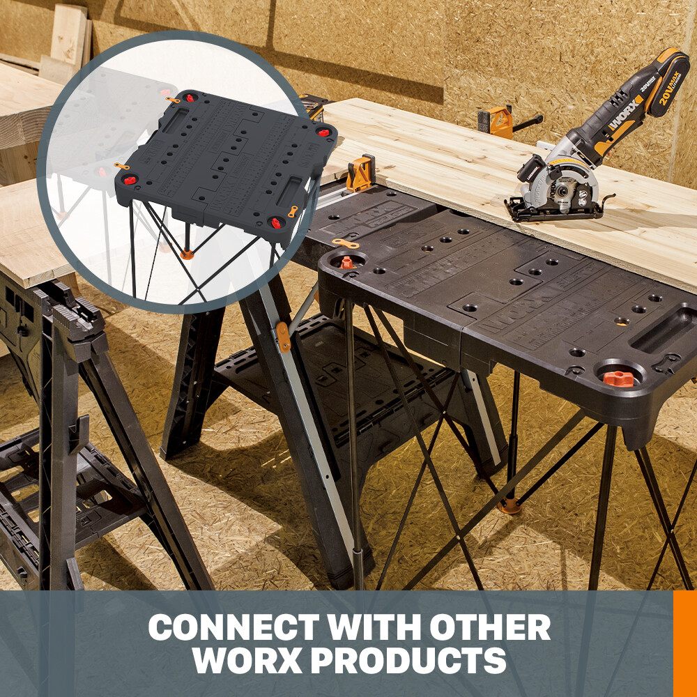 WX066 Worx Sidekick Portable Tailgate Work Table