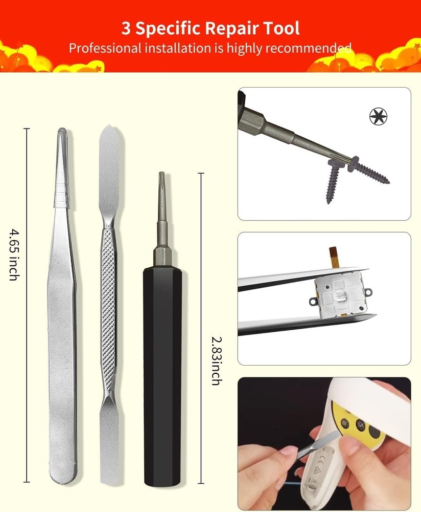 Joystick Replacement Kit for Oculus Quest 3 Controller/ Meta Quest 3 Controller(