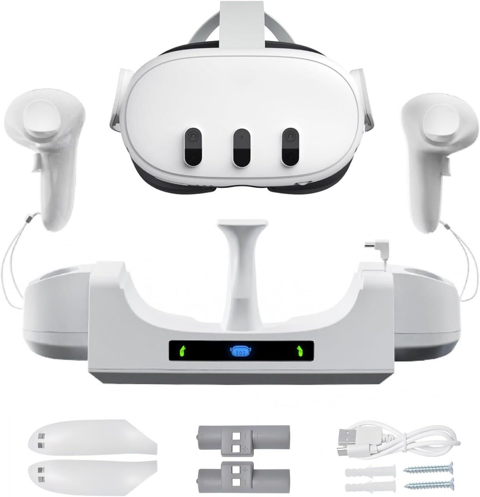 Charging Stand For Meta Quest 3 VR Handle Controller Accessories Storage Dock