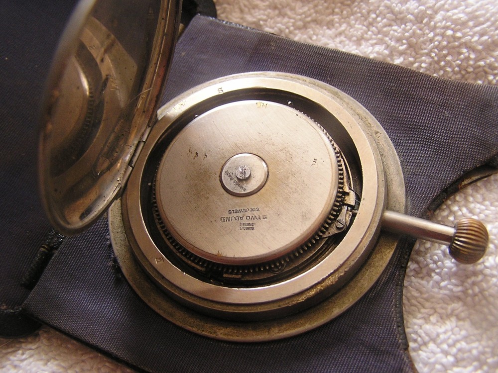 Antique Art Deco Sandoz Traveling Clock