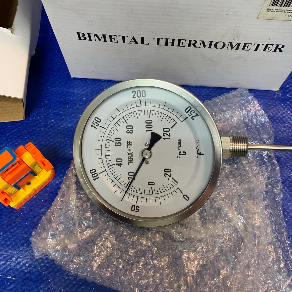 Grainger Approved 1NGD1 Bimetal Thermometer (Open Box)