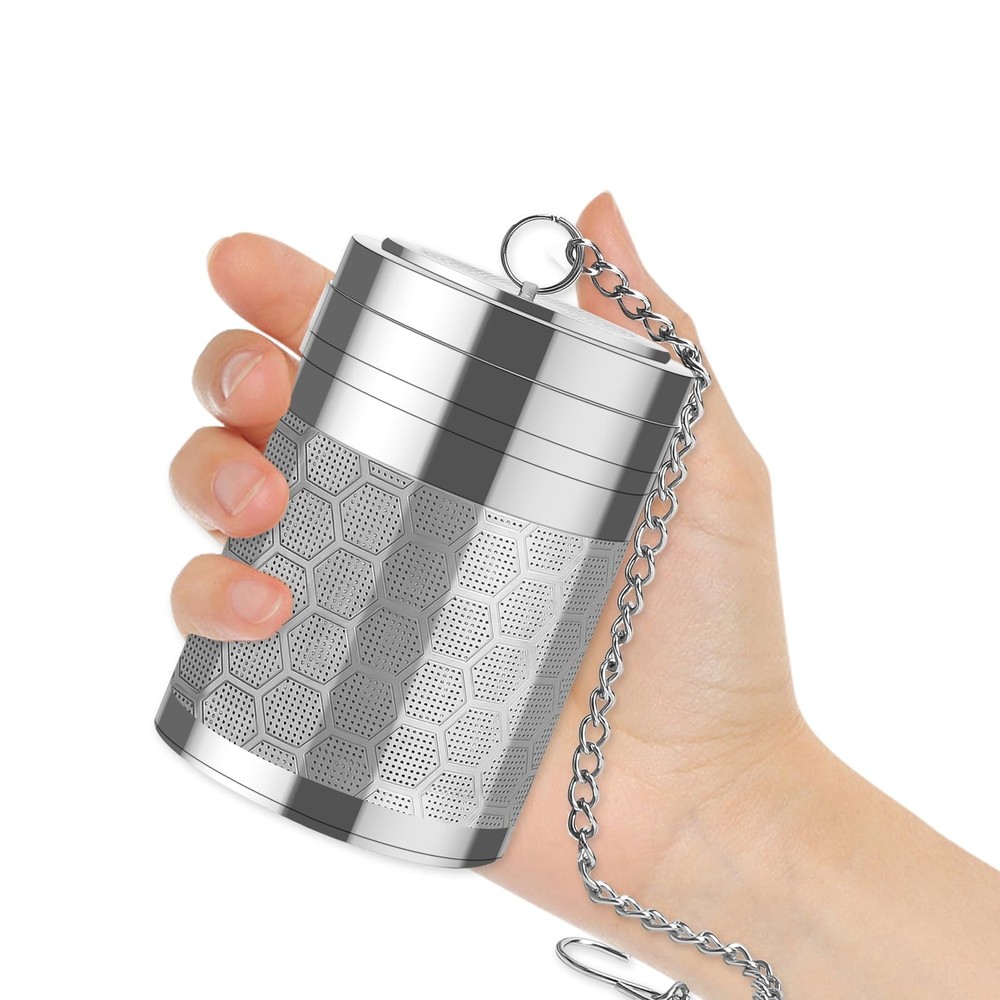 Large Tea Infusers for Loose Tea, Extra Fine Mesh Large Tea Strainer for Spic...