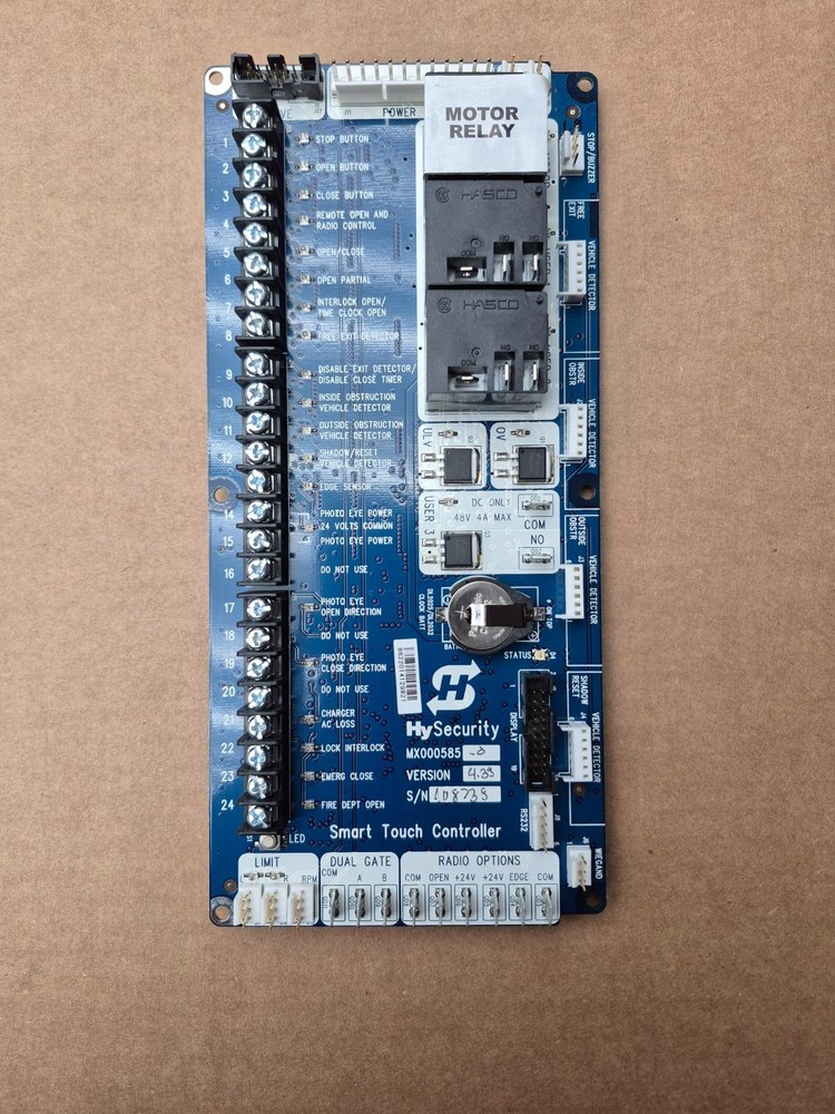 HySecurity MX000585 Smart Touch Controller Board for HySecurity Gate Openers
