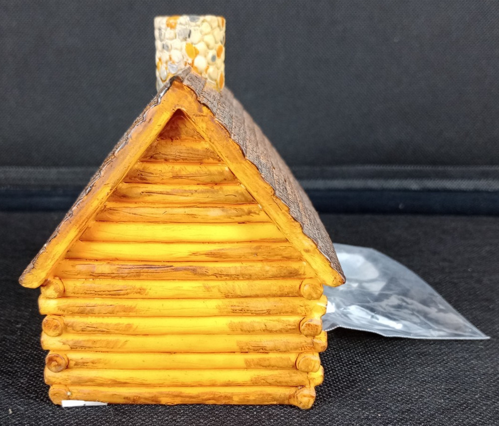 Wildberry Log Cabin Incense Burner w/ Evergreen Cone Samples