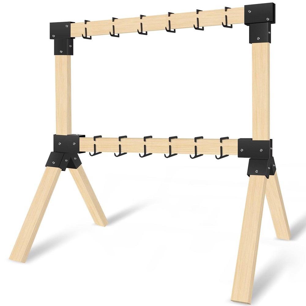 GADFISH 2x4 Target Stand Brackets, Modular Shooting Hanger, Black