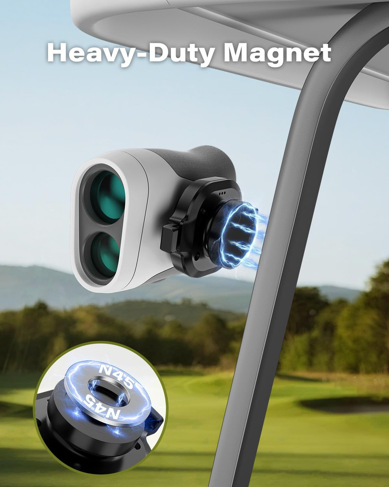 A2C Magnetic Range Finder Holder One-Lock Golf Rangefinder Mount