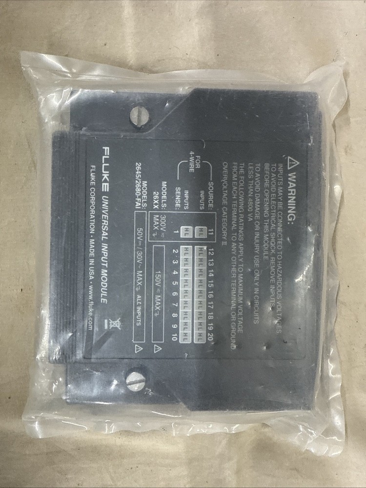 Fluke Data Logger Universal Input Module 2645/2680-FAI