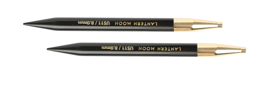 Lantern Moon 4" Ebony Interchangeable Knitting Needles US 11 (8.0mm)