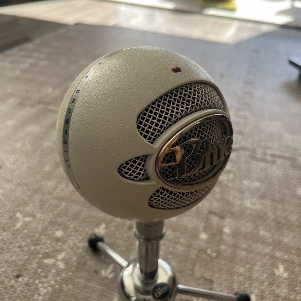 Logitech for Creators Blue Snowball iCE USB Microphone - White
