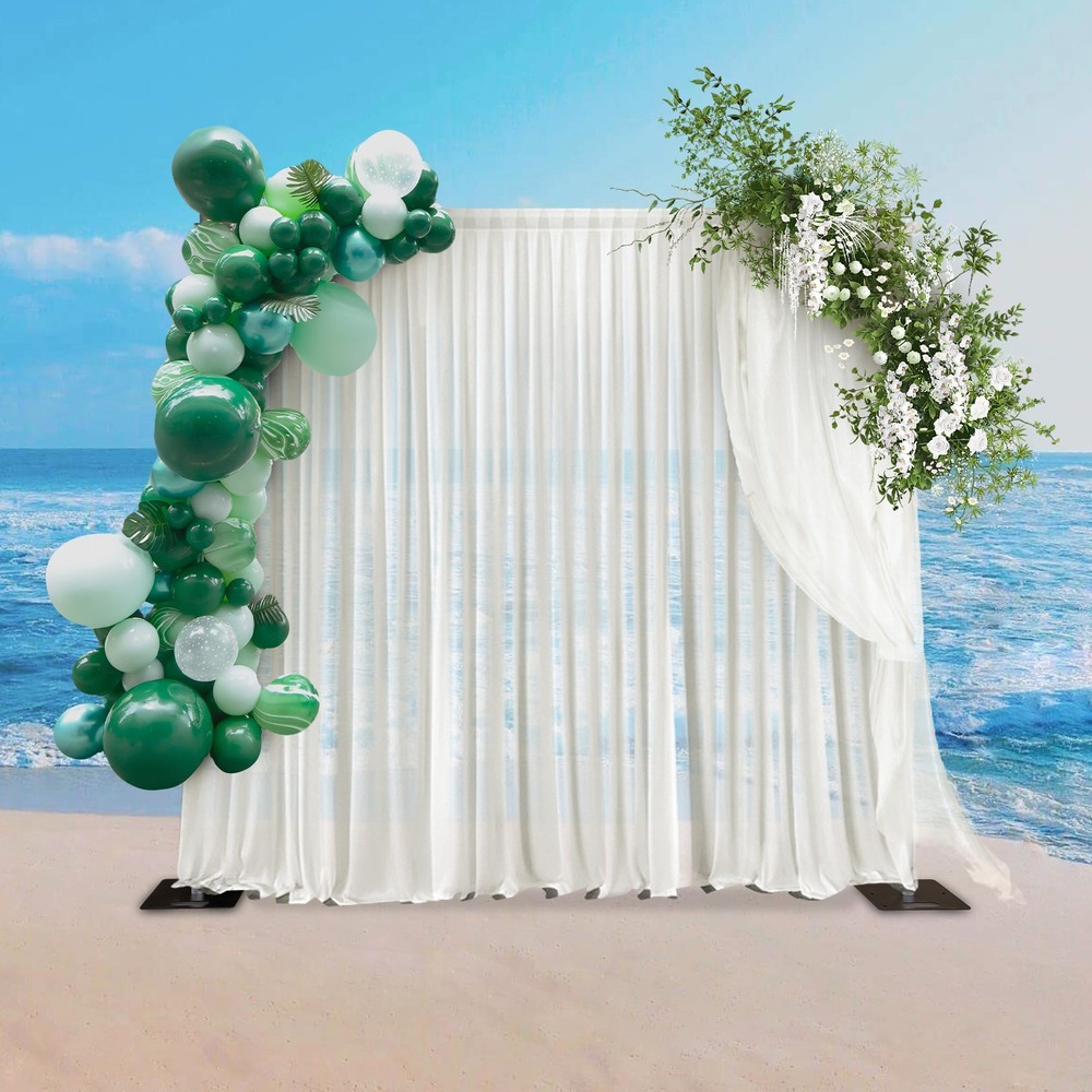 10*10ft Adjustable Backdrop Stand，Background Holder，Square Wedding Backdrop Rack