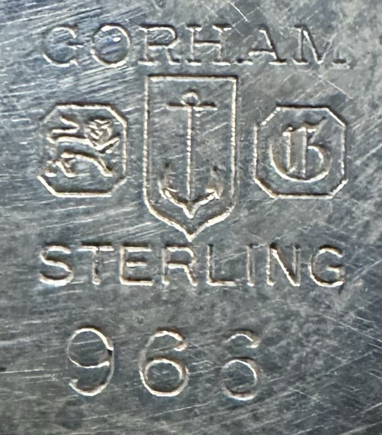 Gorham Sterling Silver Chantilly Pierced Heart Dish