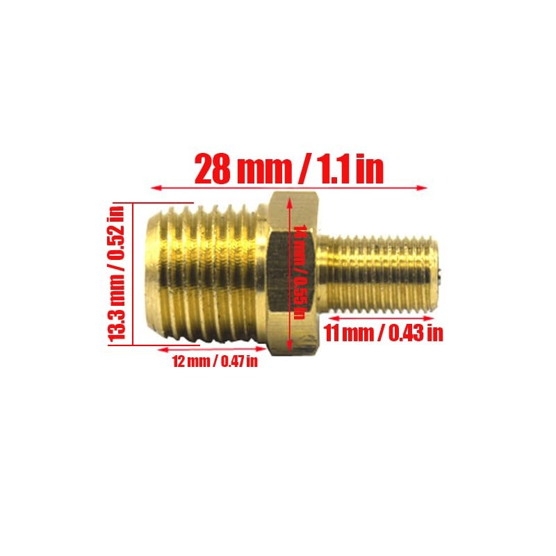 Air Compressor Schrader Valve Core 1/4 NPT 2pcs