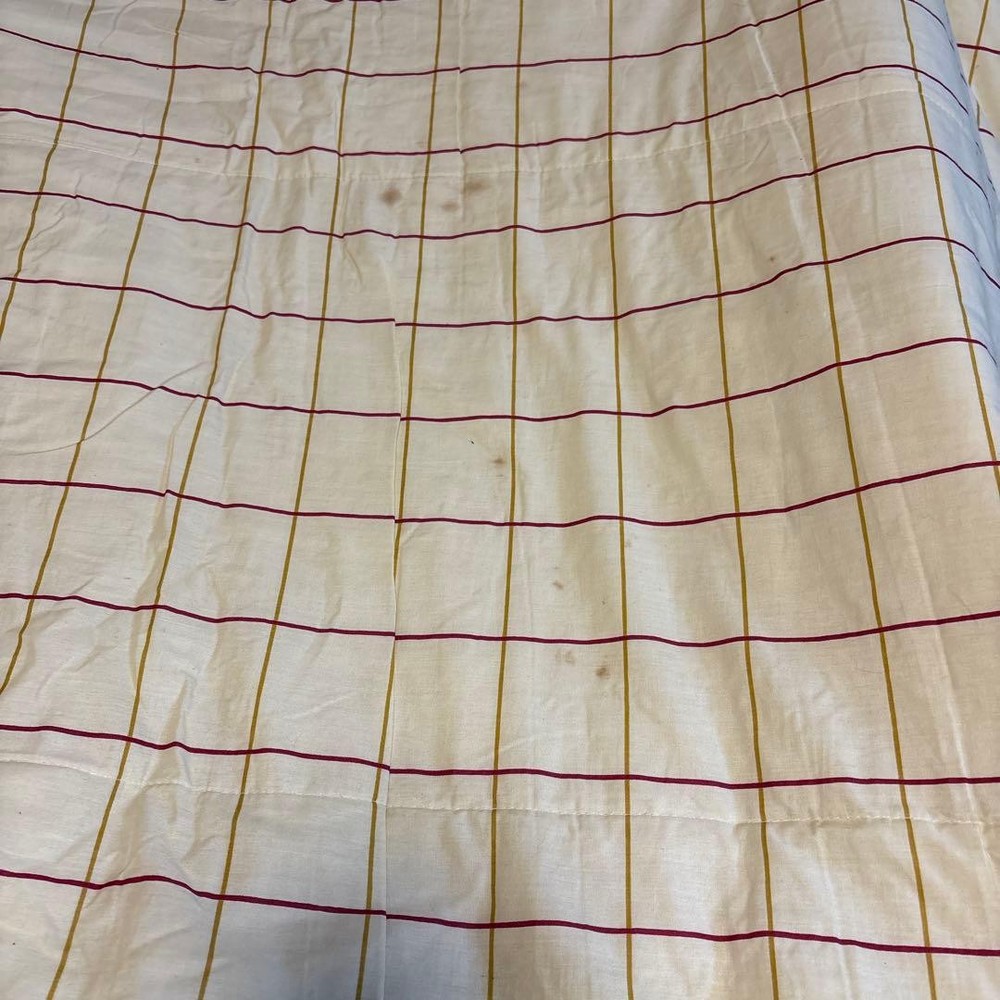 Snow Peak Offton Wide Sleeping Bag BD-103 orange Checkered pattern Used