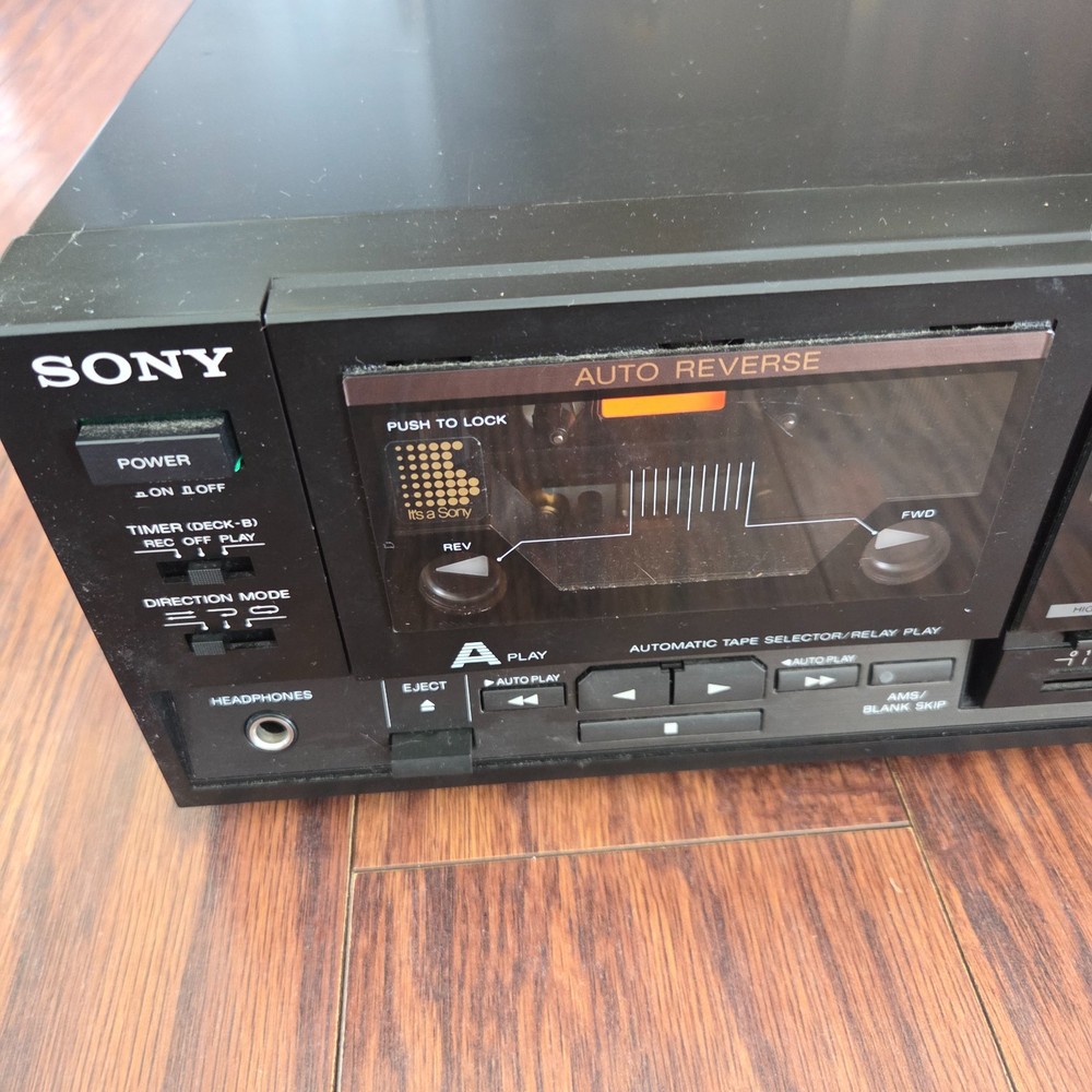 Sony TC-WR730 Dual Cassette Deck Dolby Auto Reverse