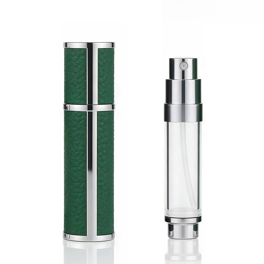 5ml Portable Leather Magnetic Attraction Refillable Perfume Atomizer for Travel