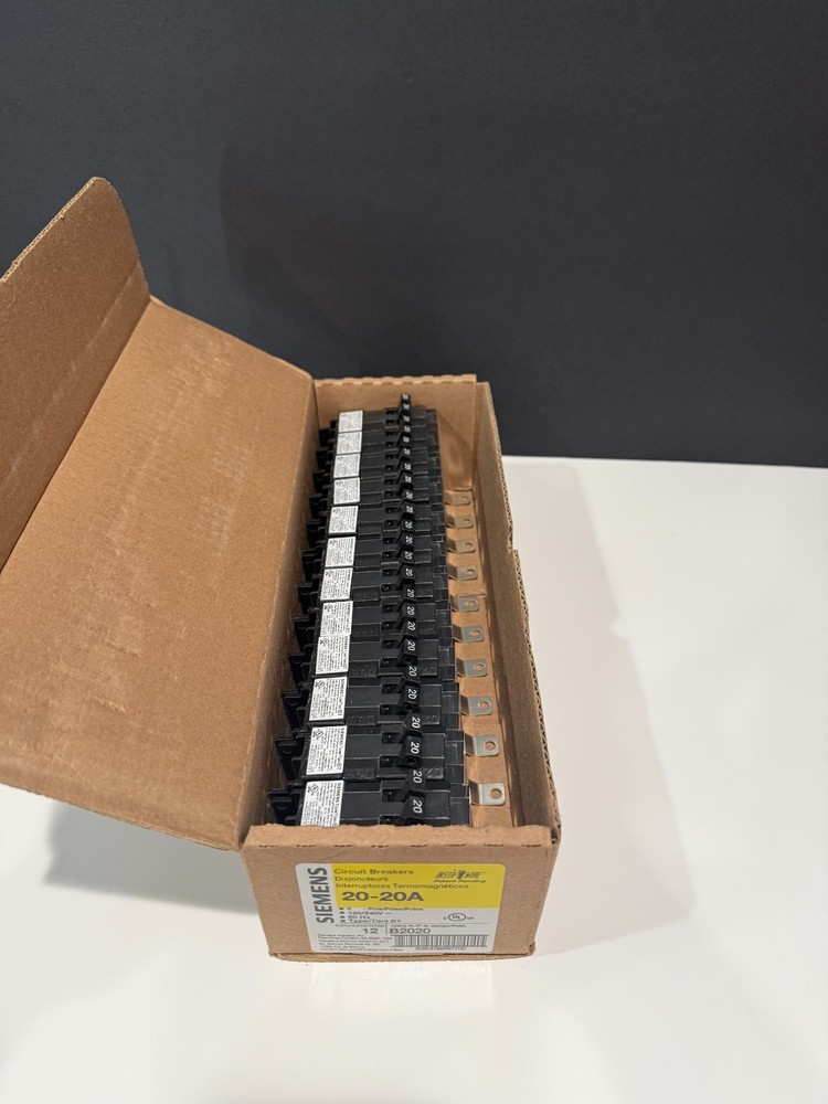 Siemens B2020 20A 240V Circuit Breakers