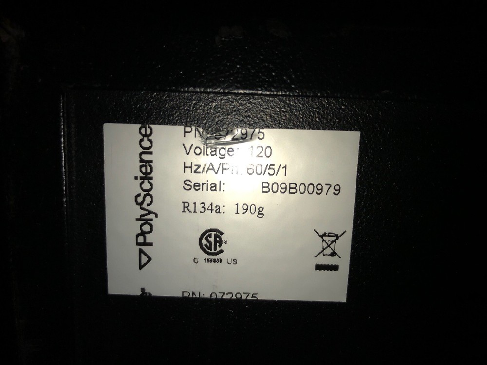 Polyscience 072975 120V CHILLER