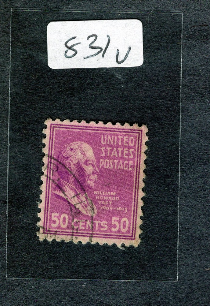 1938 Stamp #831 William Taft Used