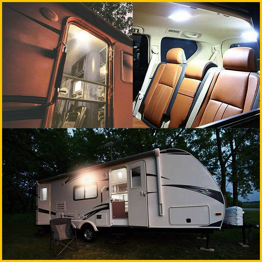 2 Pack 12V Led RV Ceiling Dome Light RV Interior Lighting for Trailer Camper