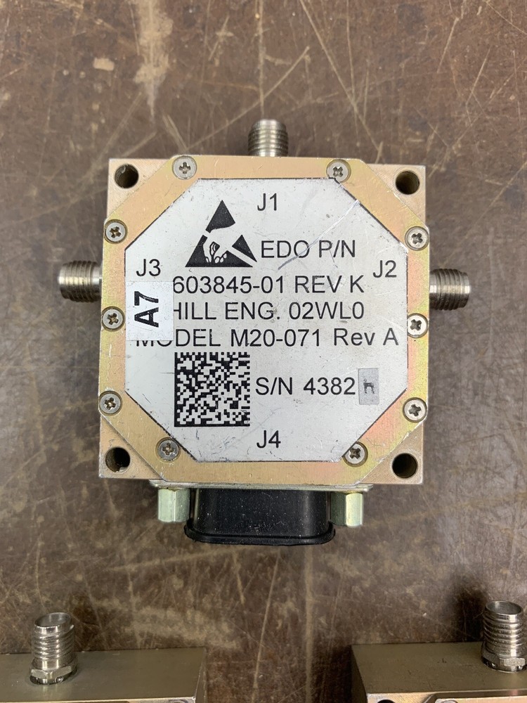 3-Comtech EDO Hill Eng. HARRIS M20-071 Solid-State RF Switch EDO PN-603845-01 VA