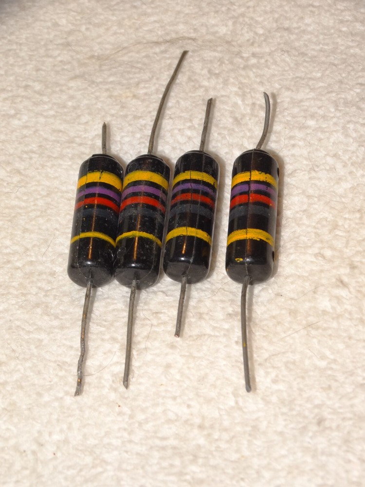 4 - Sprague Bumble Bee Capacitor Pulls .0047 400v *Vintage Tone Cap*#4